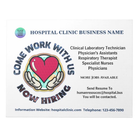 現救済在採用の求人企業 ノートパッド (正面)