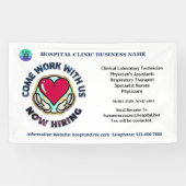 現救済在採用の求人企業 横断幕 (横)