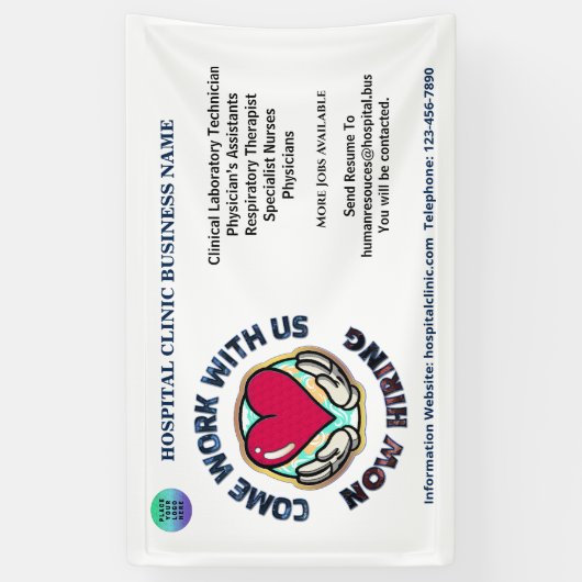 現救済在採用の求人企業 横断幕 (縦)