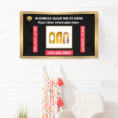 現救済在採用ビジネス会社カスタム会社 横断幕 (インサイチュ)