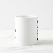 現時点ではあまり続いていないおもしろい コーヒーマグカップ (中央)