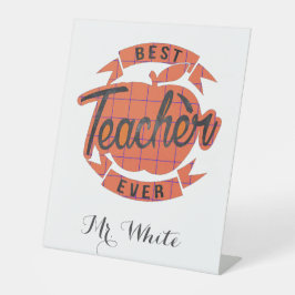 現最高の在する先生パーソナライズされた 台座サイン