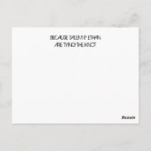 現状のポストカード ポストカード (裏面)