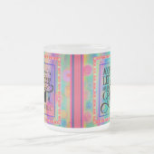 現状を受け入れる フロストグラスマグカップ (中央)