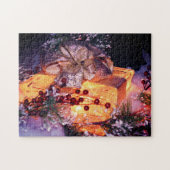 現白熱［赤熱］光を放つ在クリスマス ジグソーパズル (横)