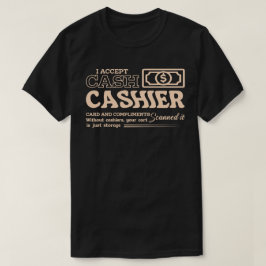 現金と褒め言葉をいただきます Tシャツ