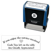 現金のヒントはスタンプに感謝 セルフインキングスタンプ (インサイチュ)