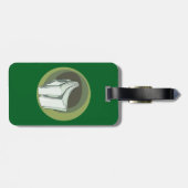 現金の山 緑の紙幣 ラゲッジタグ (裏面横)
