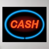 現金ネオン。 ポスター (正面)
