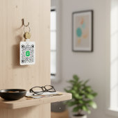 現金パーソナライズされたアプリQRコード キーホルダー