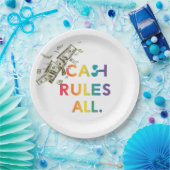 現金ルールすべて ペーパープレート (パーティー)