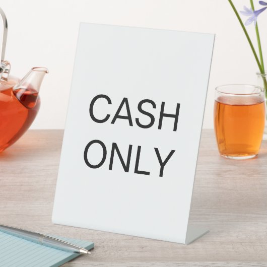 現金専用 台座サイン (インサイチュ)