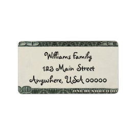 現金差出人住所 ラベル