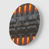 現金払いTec 10壁掛け時計と数字オプション ラージ壁時計 (傾斜)