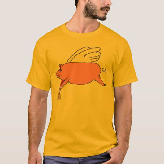 現金無し、ちょうど金ゴールド Tシャツ (正面)