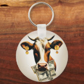現金牛 キーホルダー (正面)