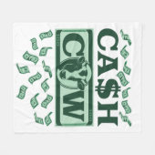 現金牛 フリースブランケット (正面(横))