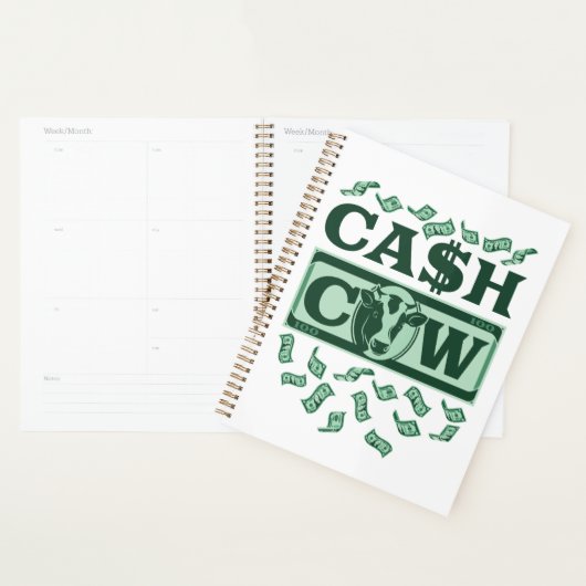 現金牛 プランナー手帳 (ディスプレー)