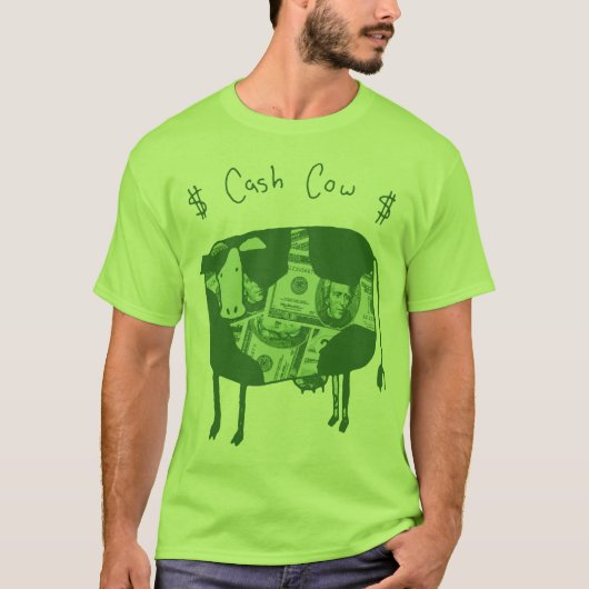 現金牛 Tシャツ (正面)