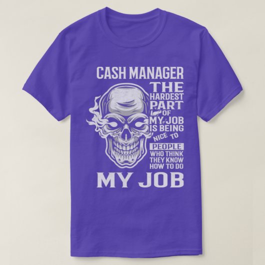 現金管理者 Tシャツ (デザイン正面)