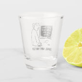 現金自動宝くじ漫画。 ショットグラス (裏面)