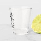 現金自動宝くじ漫画。 ショットグラス (右)