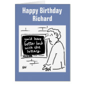 現金自動預け払い機「宝くじを試す」と言う (正面)