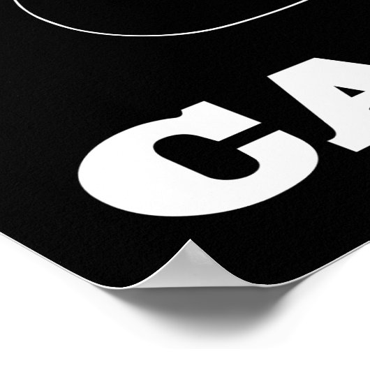 現金 ポスター (角)