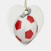 球および笛 セラミックオーナメント (右)