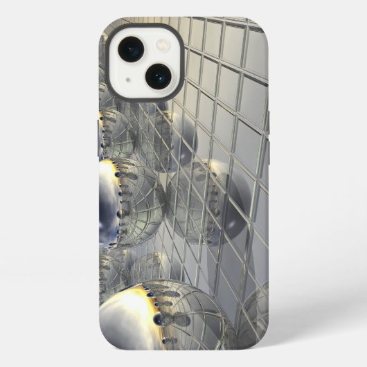 球と鏡 iPhoneケース (裏面)