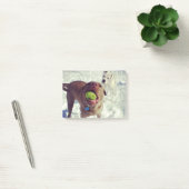 球のメモ帳を遊んでいる子犬 ポストイット (オフィス)