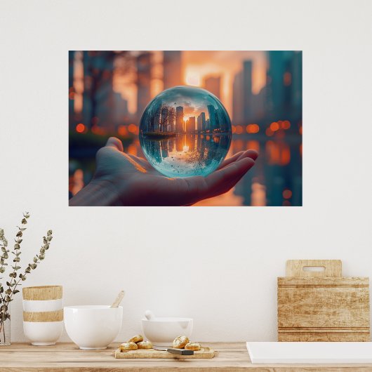 球の内側 ポスター (キッチン)