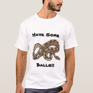 球の大蛇にある球があります Tシャツ