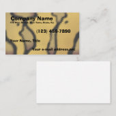 球の大蛇のスネークスキン 名刺 (正面/裏面)