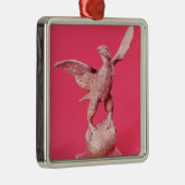 球の広げられた翼を持つワシ メタルオーナメント (右)