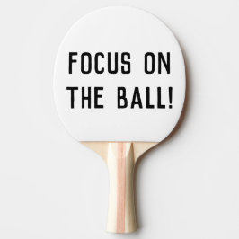 球の焦点! おもしろいなことわざ 卓球ラケット