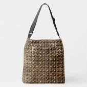 球や穴のように見えるスケッチ円 クロスボディバッグ (裏面)