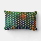 球や穴のように見えるスケッチ円 ランバークッション (裏面)