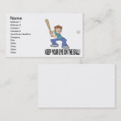 球をあなたの監視して下さい 名刺 (正面/裏面)