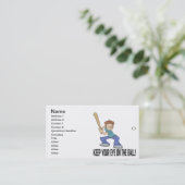 球をあなたの監視して下さい 名刺 (スタンド正面)