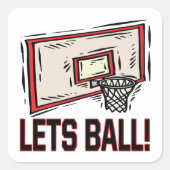 球を許可します スクエアシール (正面)