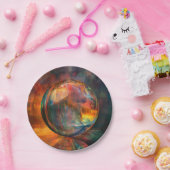 球イラストレーション ペーパープレート (パーティー)