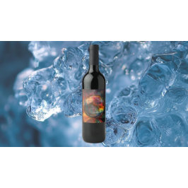 球イラストレーション ワインラベル