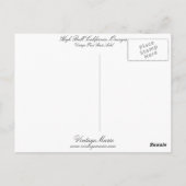 球カリフォルニア高いオレンジ ポストカード (裏面)