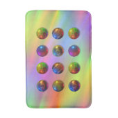 球パターン バスマット (正面縦)