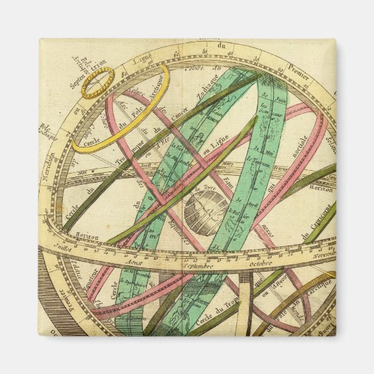 球マップ マグネット (正面)