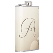 球モノグラムの調和 フラスク (右)