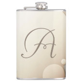 球モノグラムの調和 フラスク (正面)