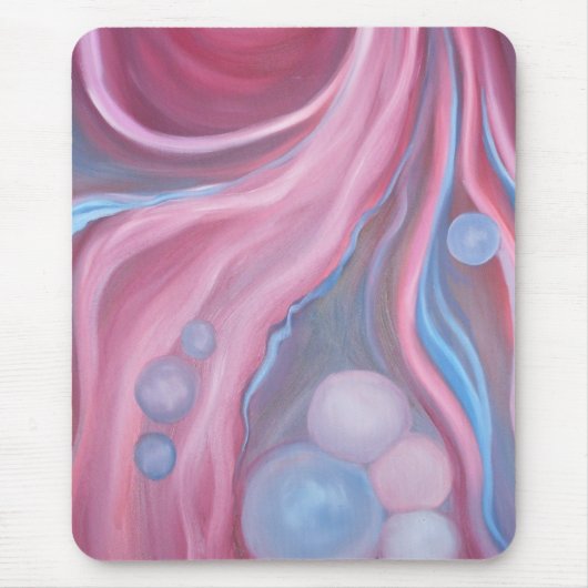 球体と渦巻き マウスパッド (正面)