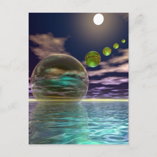 球体の侵入 ポストカード (正面)